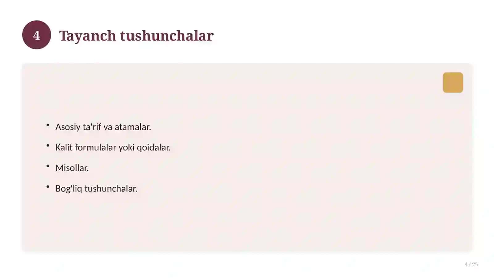 Jahon tarixi fanidan 9-sinf: didaktik tarqatma materiallar 4