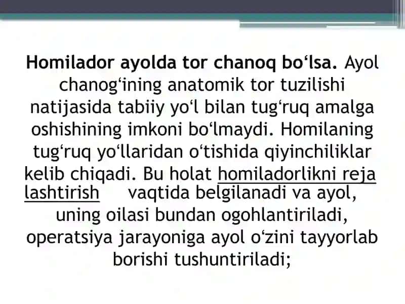 Kesarcha kesish amaliyoti 4
