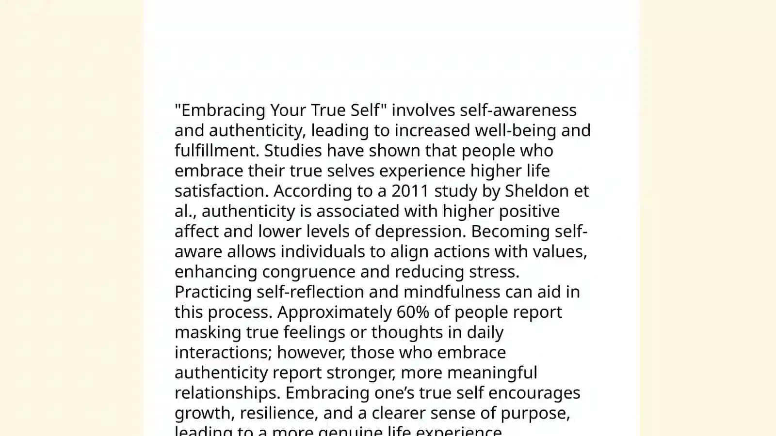 Embracing Authenticity 4