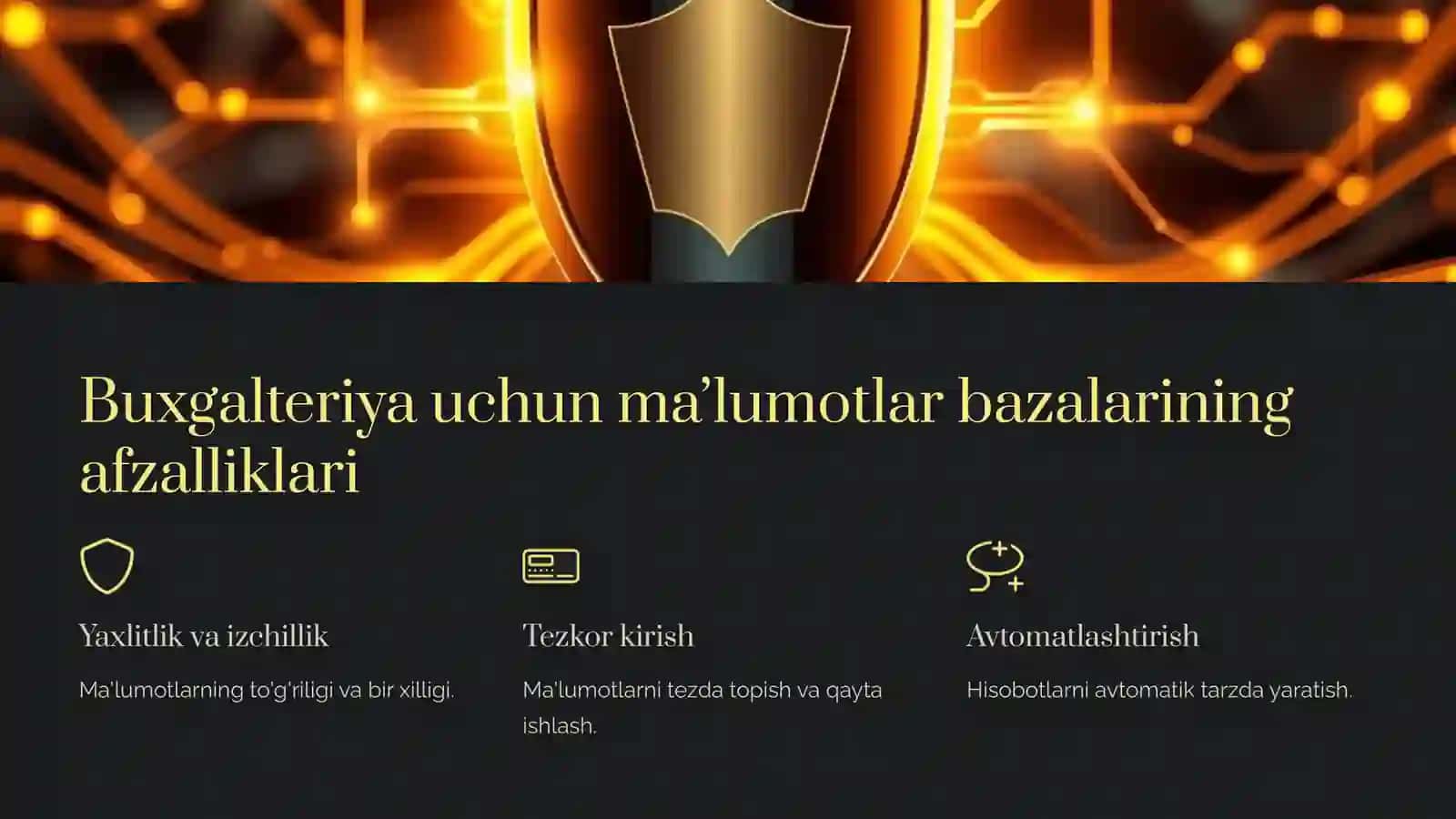 Buxgalteriyada maʼlumotlar va maʼlumotlar bazalari 4