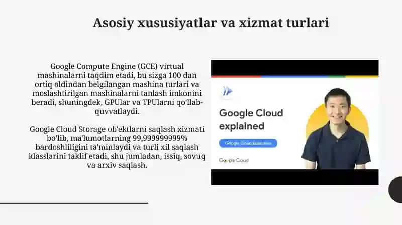 Google Cloud xizmati 4
