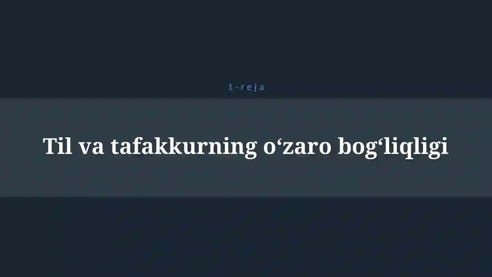 TIL VA TAFAKKUR 4
