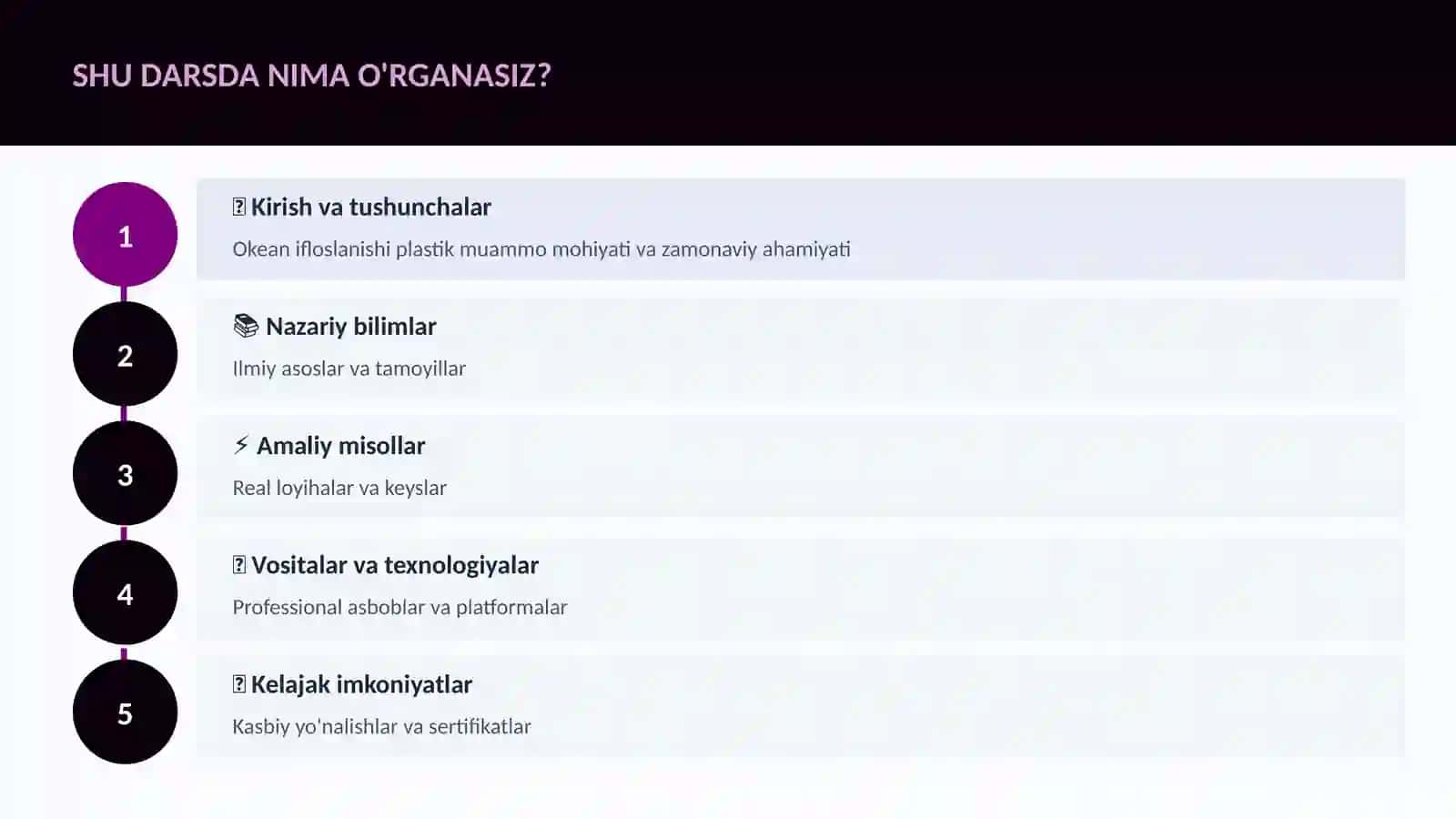 Okean ifloslanishi plastik muammo 4
