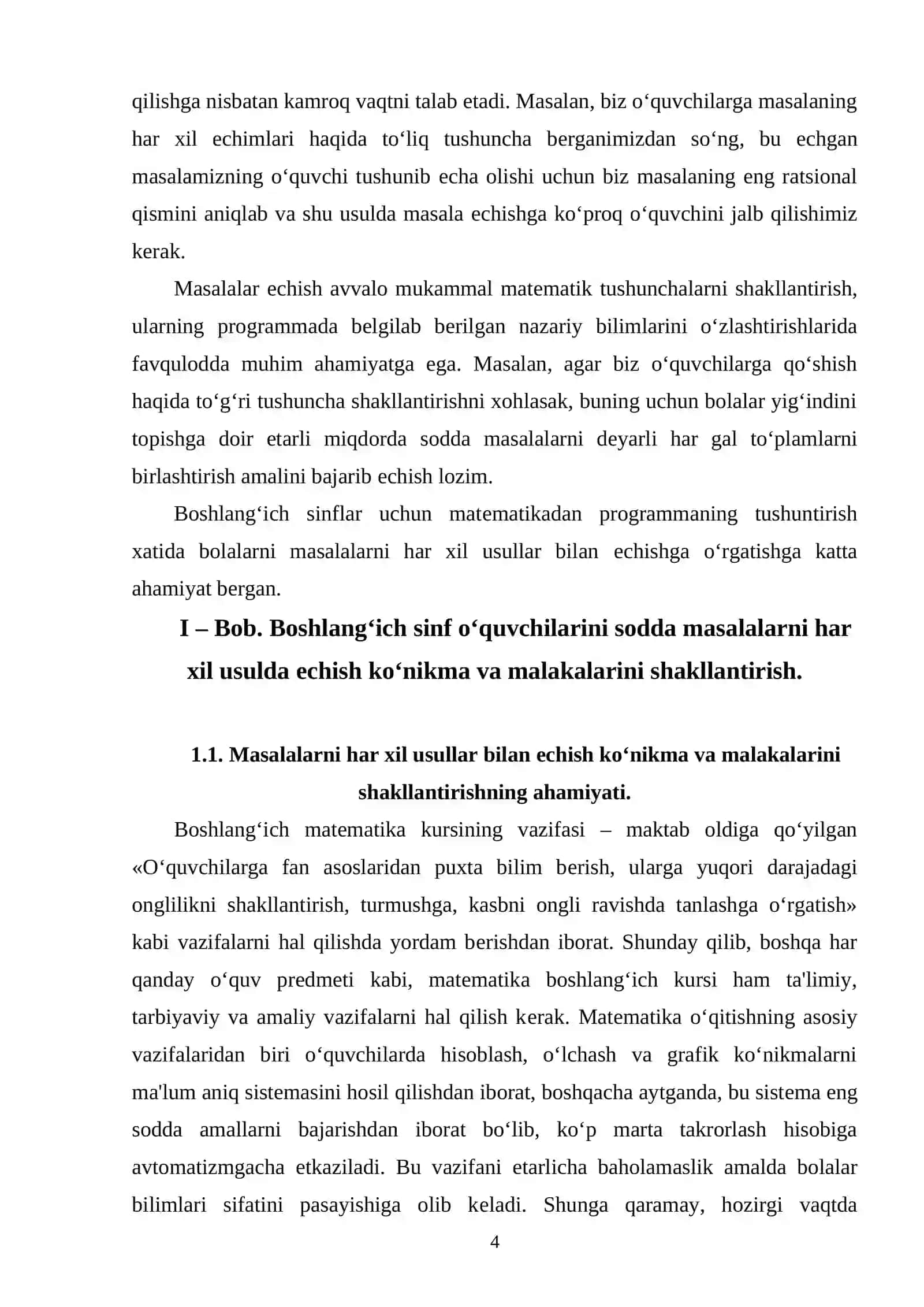 O‘QUVCHILARDA MASALA YECHISH UQUVINI SHAKLLANTIRISH 4