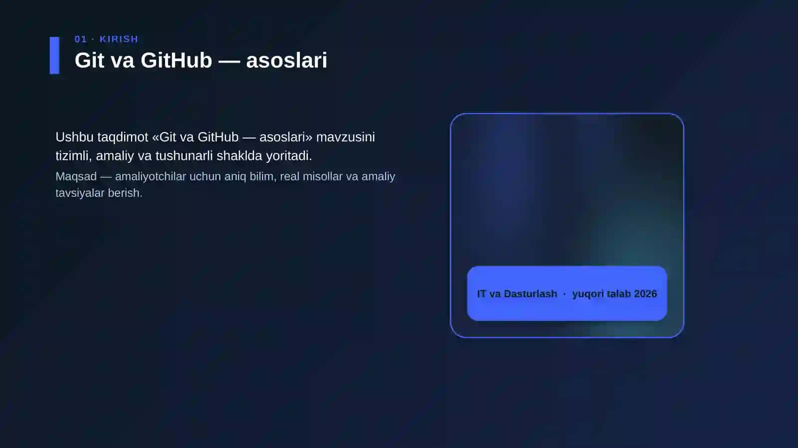 Git va GitHub — asoslari 4