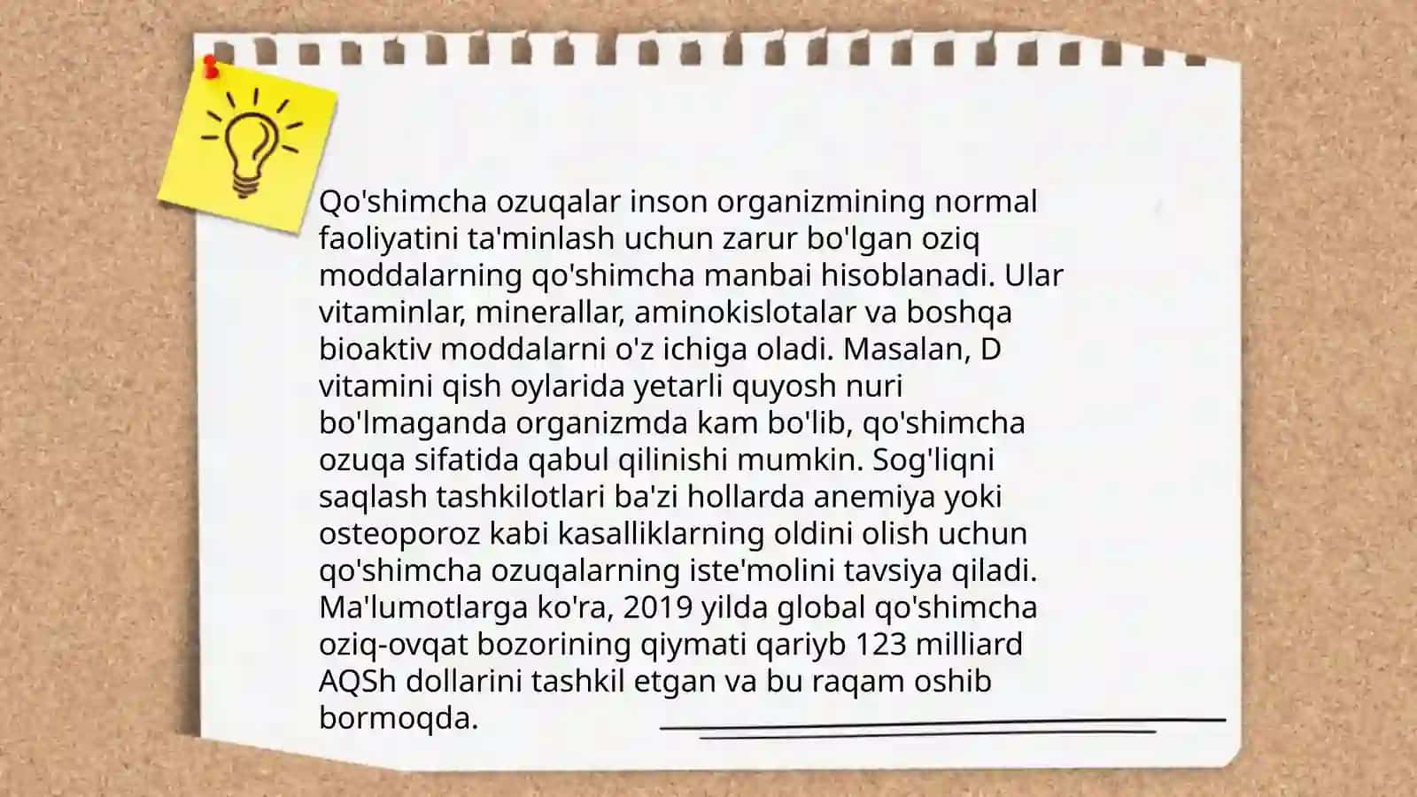 Parrandalarni oziqlantirishda qo‘llaniladigan qo‘shimcha ozuqalar tayyorlash, parrandalarni oziqlantirishdagi mohiyati va zahirasini o‘rganish 4