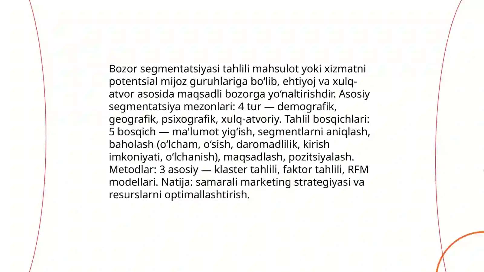 Marketing tahlili 4