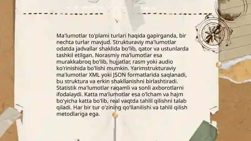 Falasafa fanidan statistika 4