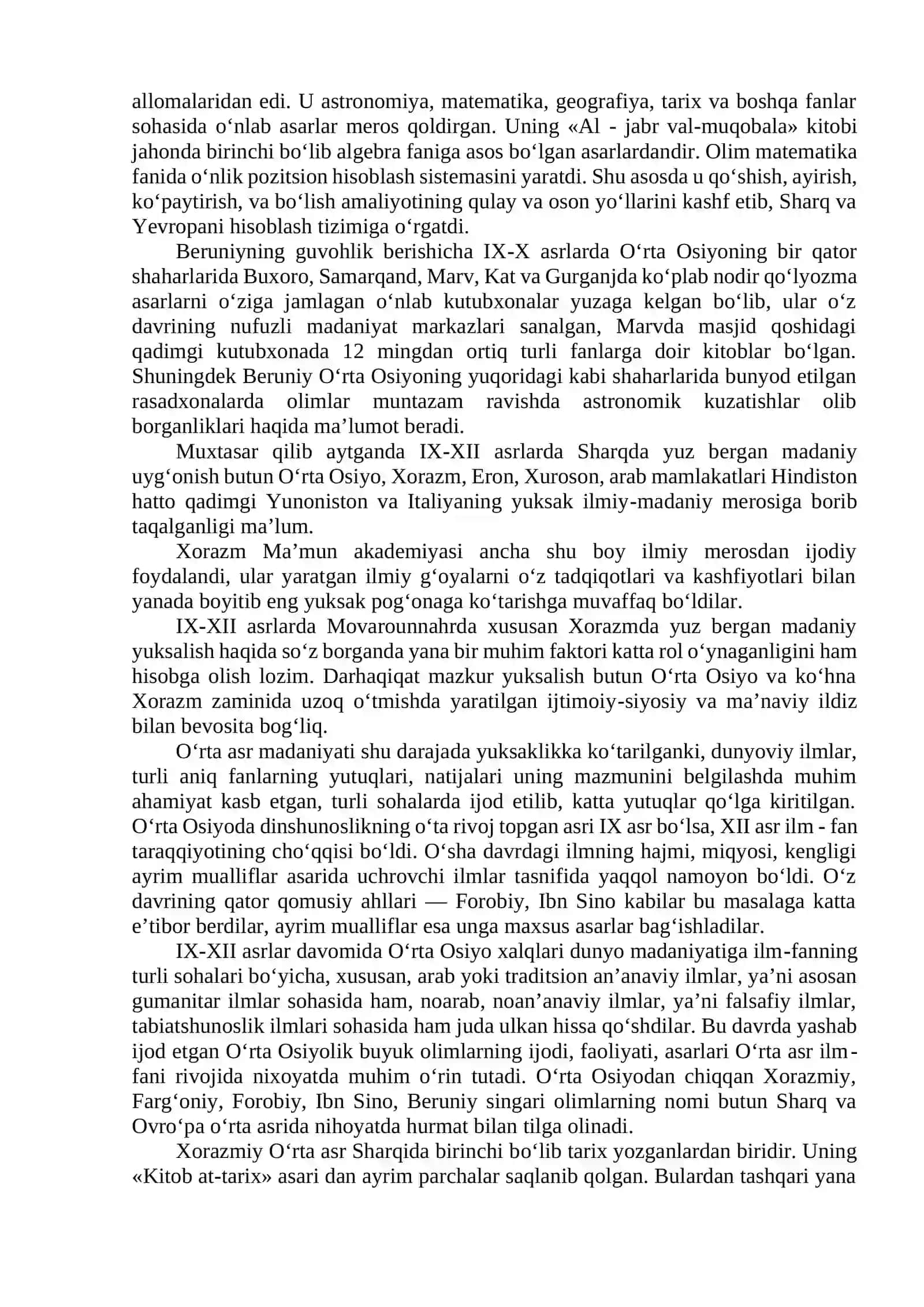 IX-XII ASRDA MUSULMON UYGʻONISH DAVRI 4