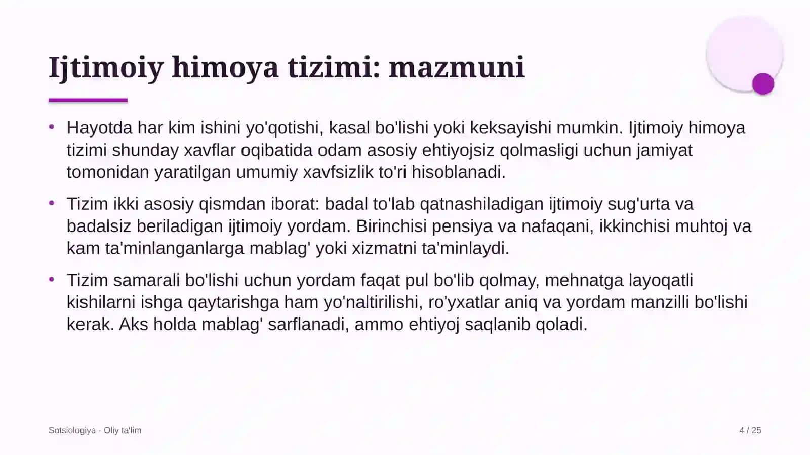 Bojsiz savdo do'konlarida ijtimoiy himoya tizimi 4