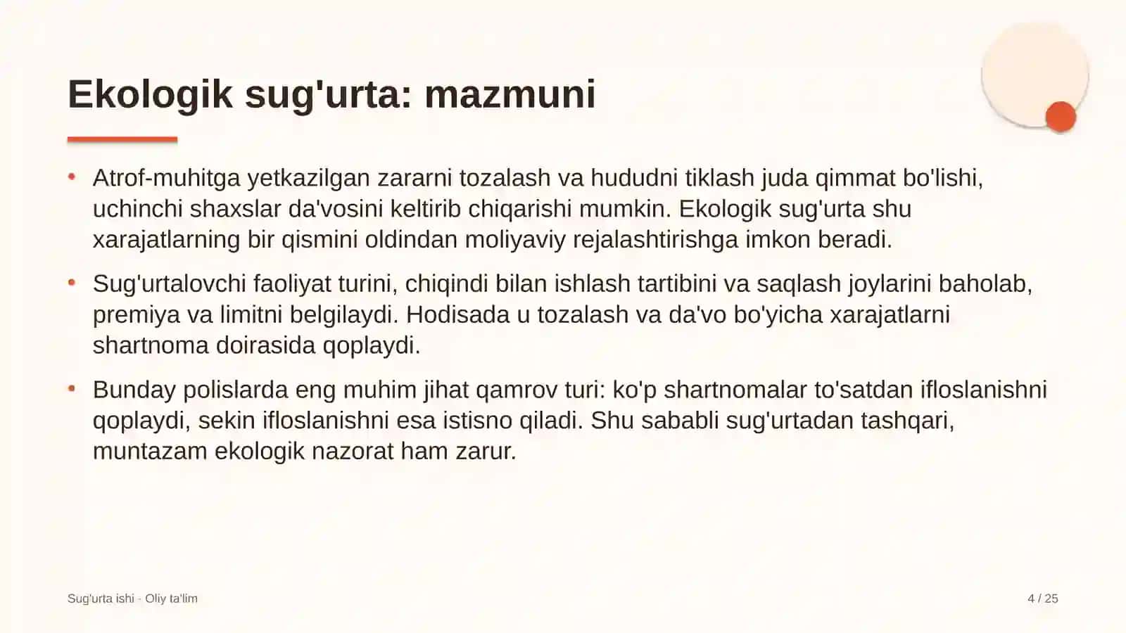 Tikuvchilik atelyelarida ekologik sug'urta 4