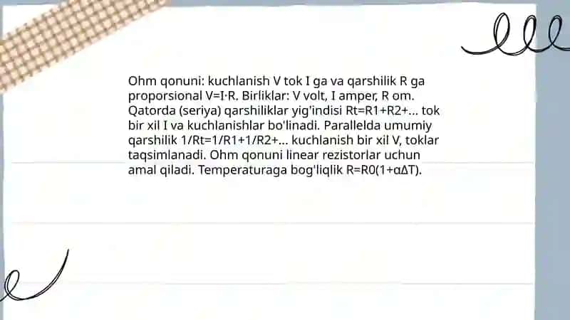 Elektr zanjiri 4