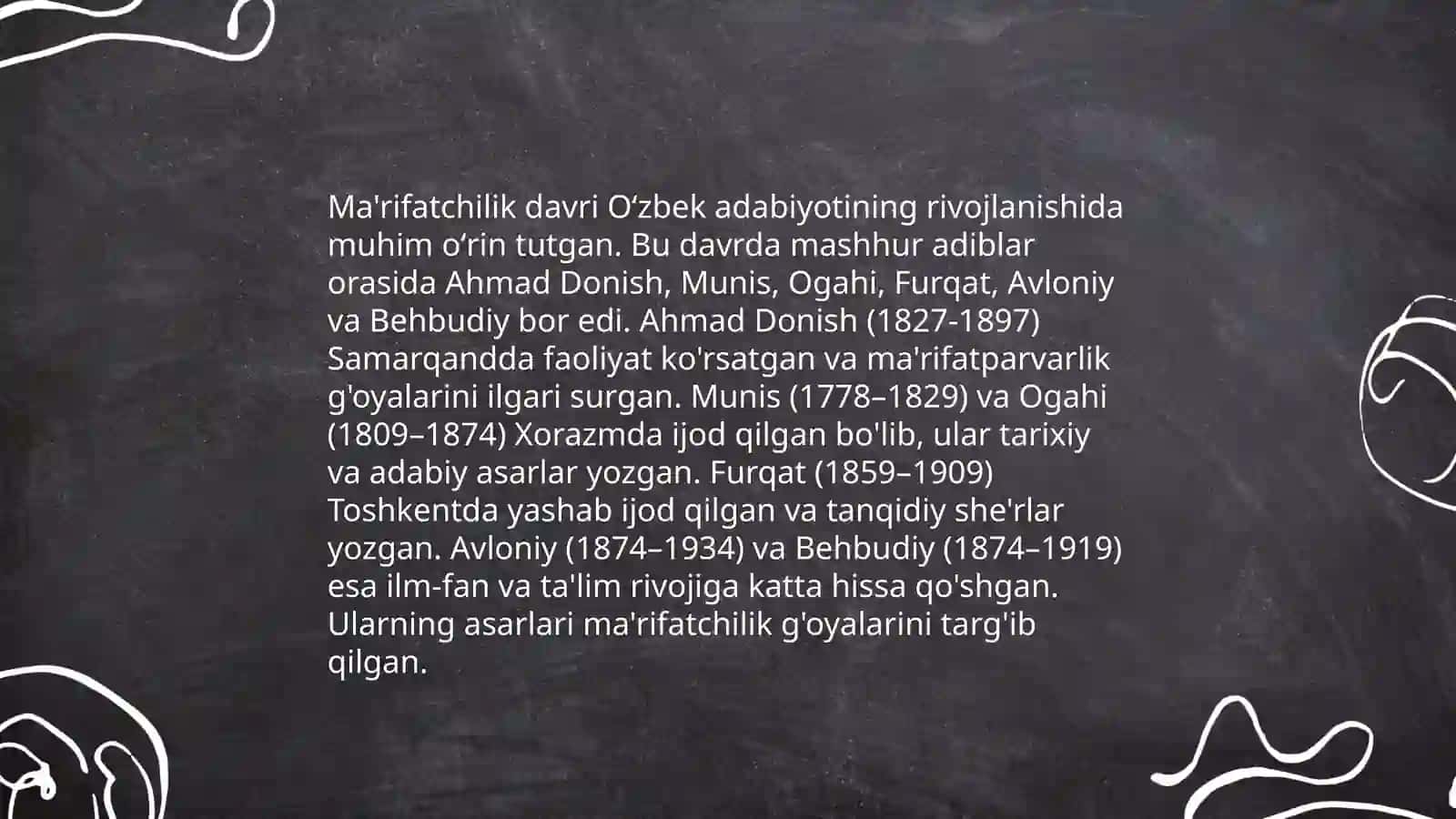 Ma'rifatchilik davri adabiyoti 4