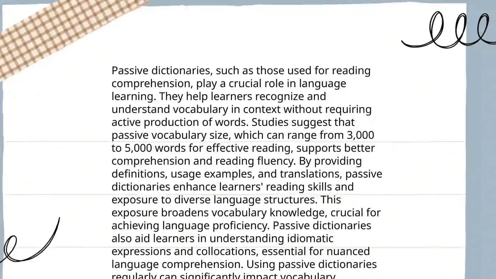Analysis of Active, Passive, Normative and Descriptive dictionaries 4