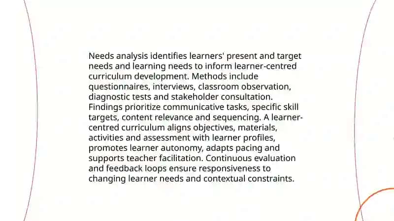 Language curriculum design, possibilities and realities 4