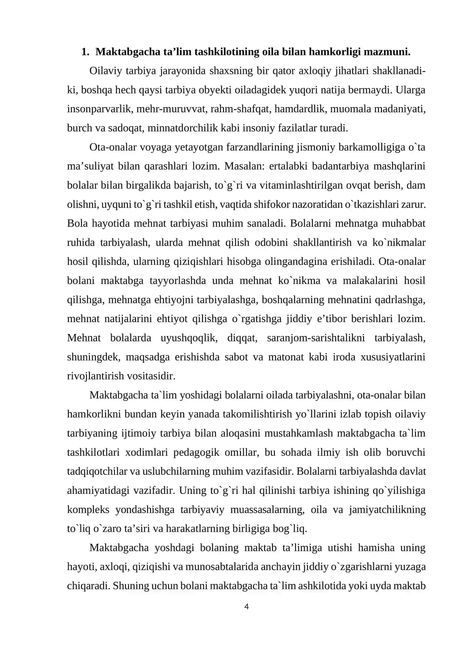 Mustaqil ishi na'muna 4