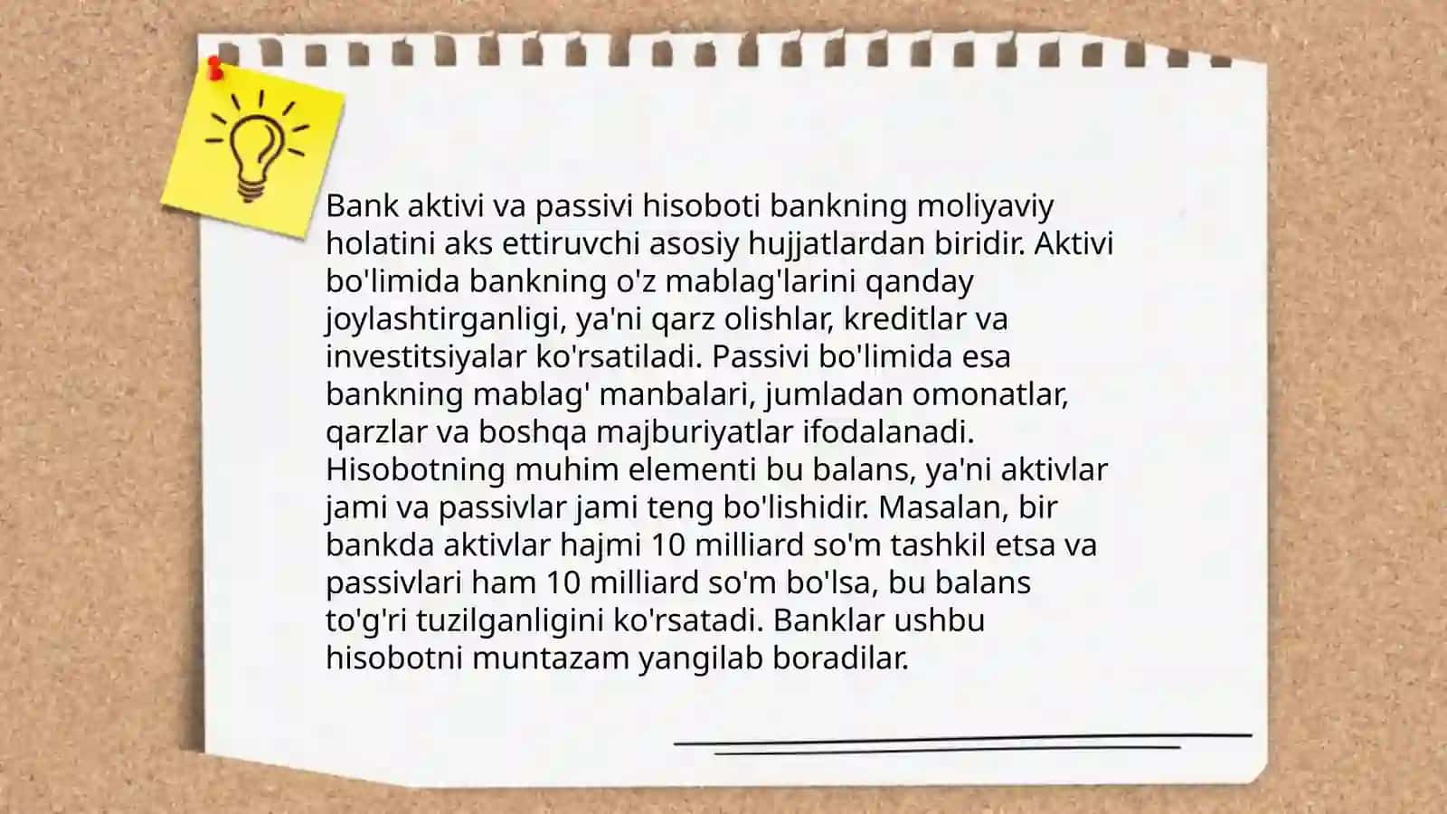 Banklarda buxgalteriya hisobi 4