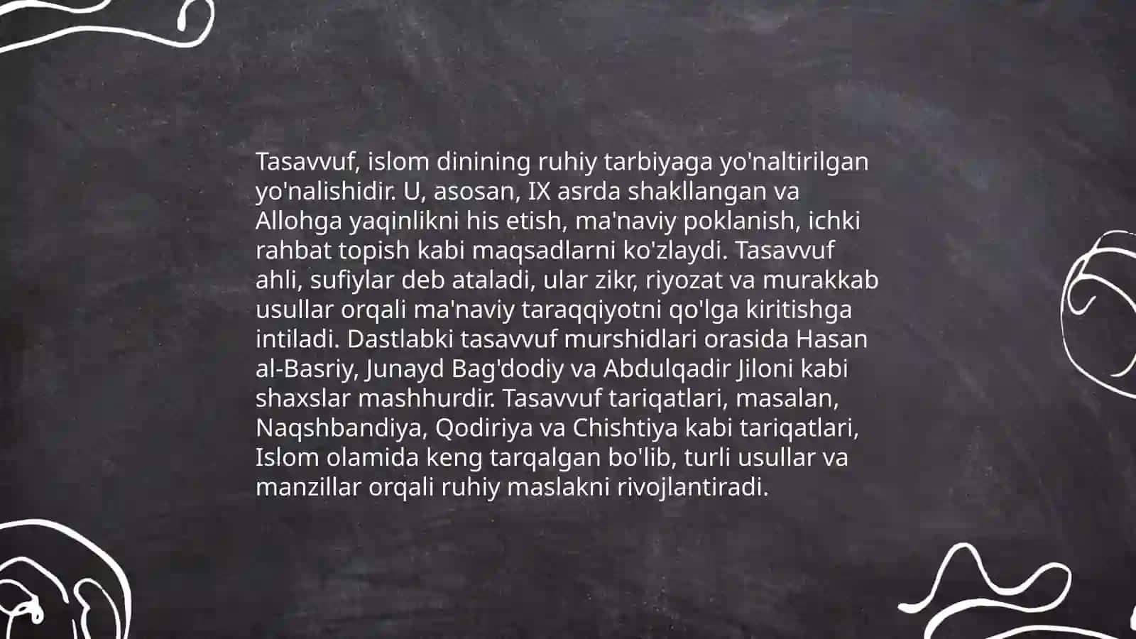 Tasavvuf haqida 4
