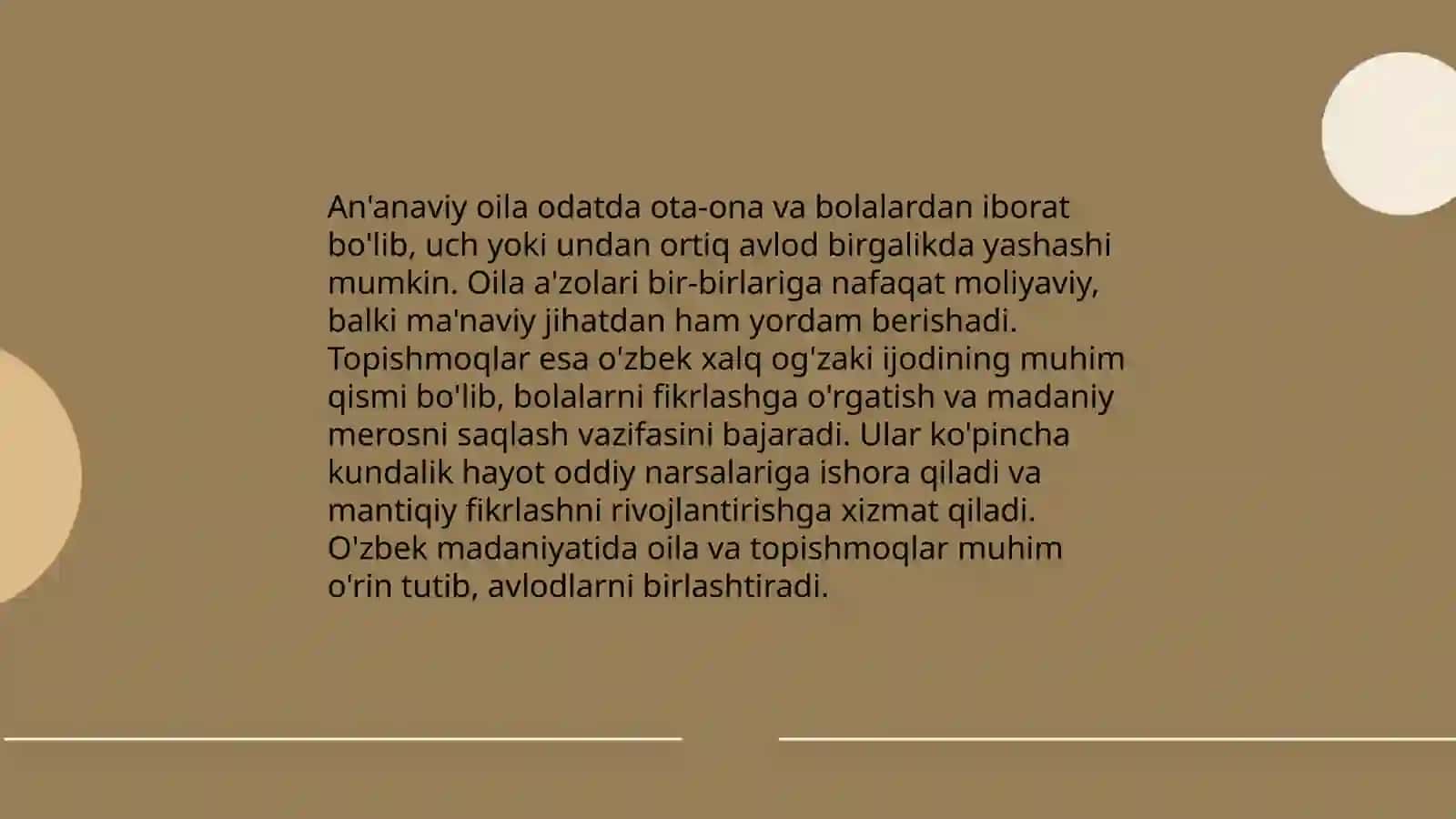 Oʻzbek xalq topishmoqlari 4