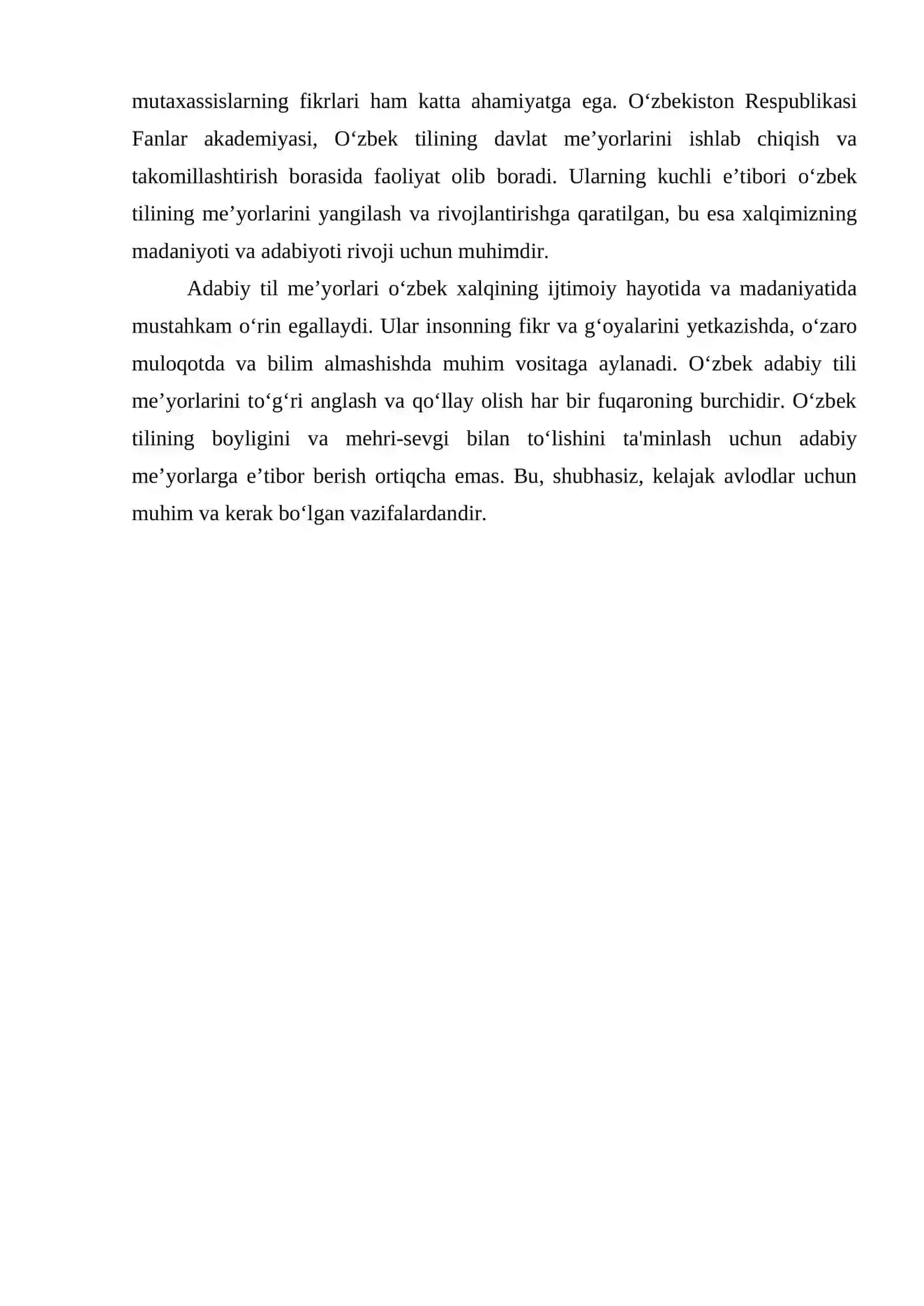 O'zbek adabiy tilining me'yorlari 4