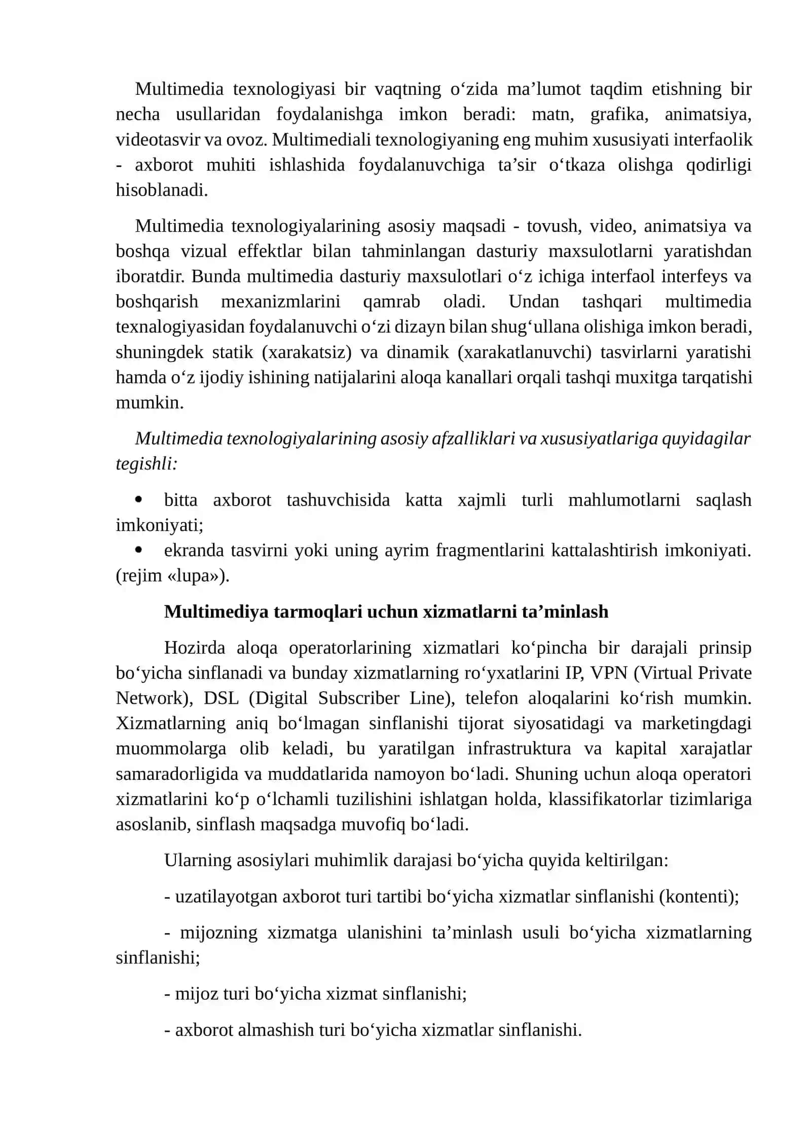 Multimedia aloqa tarmoqlari 4