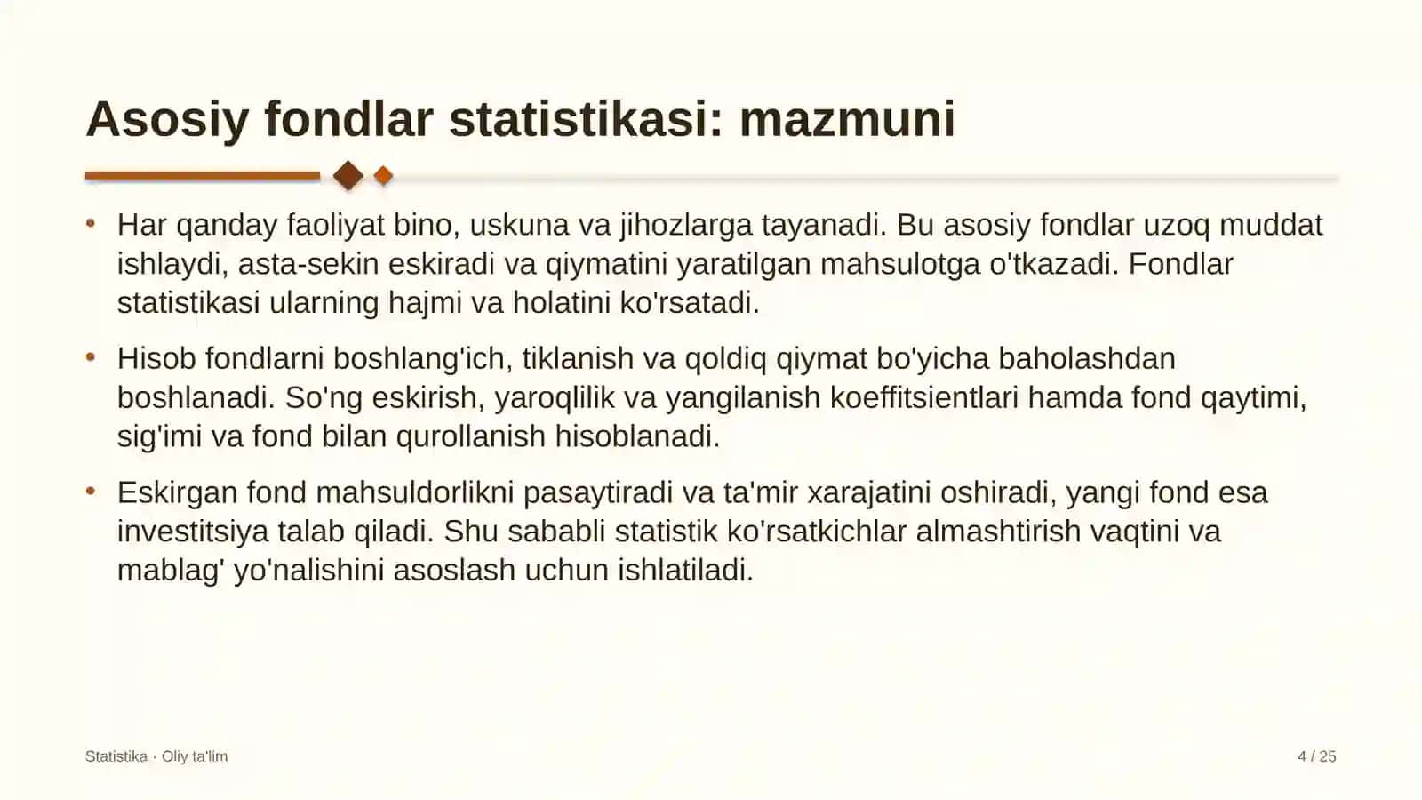 Agroklasterlarda asosiy fondlar statistikasi 4