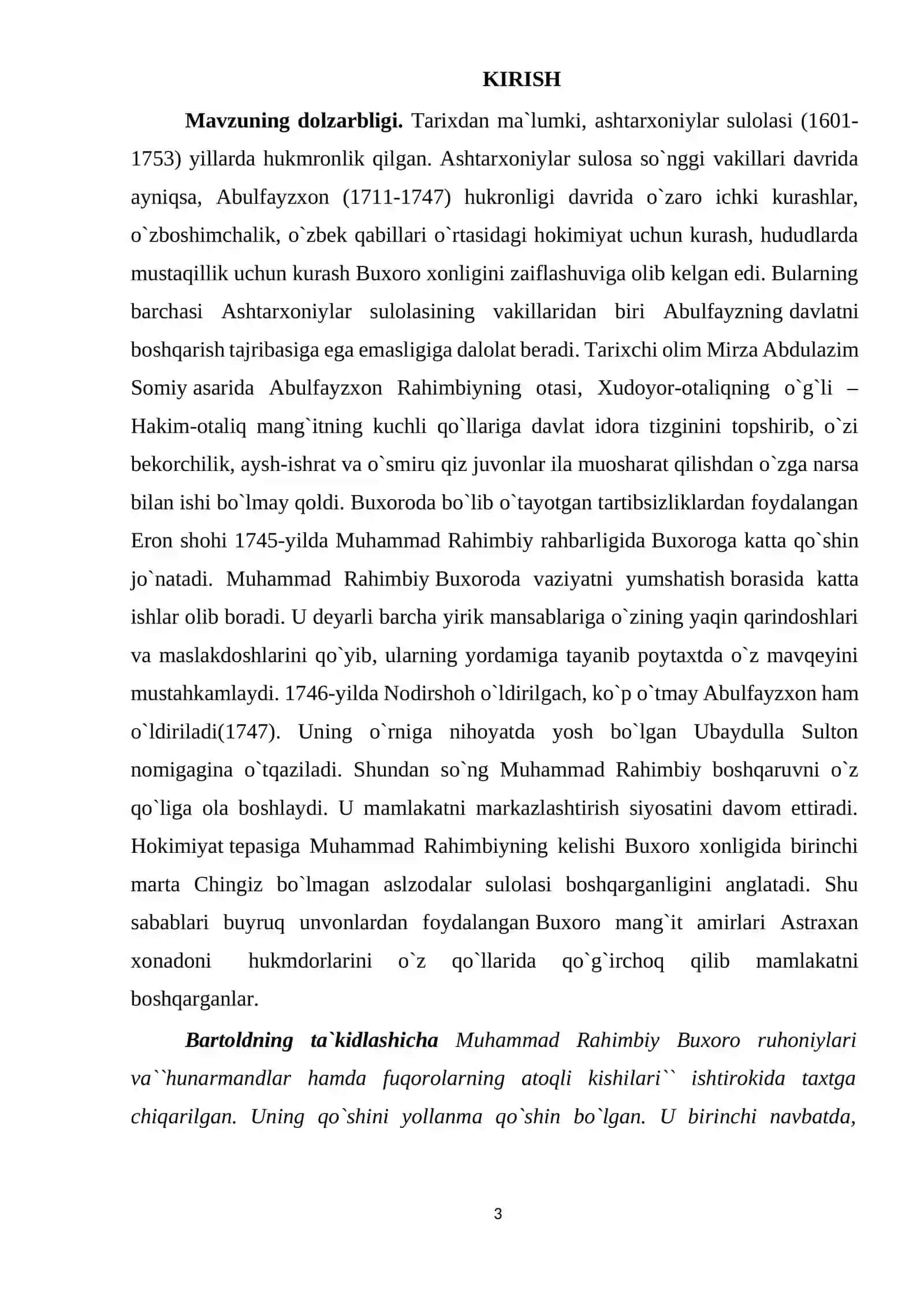 Muhammad Rahimxonning Mang'itlar hokimiyatiga kelishi 4