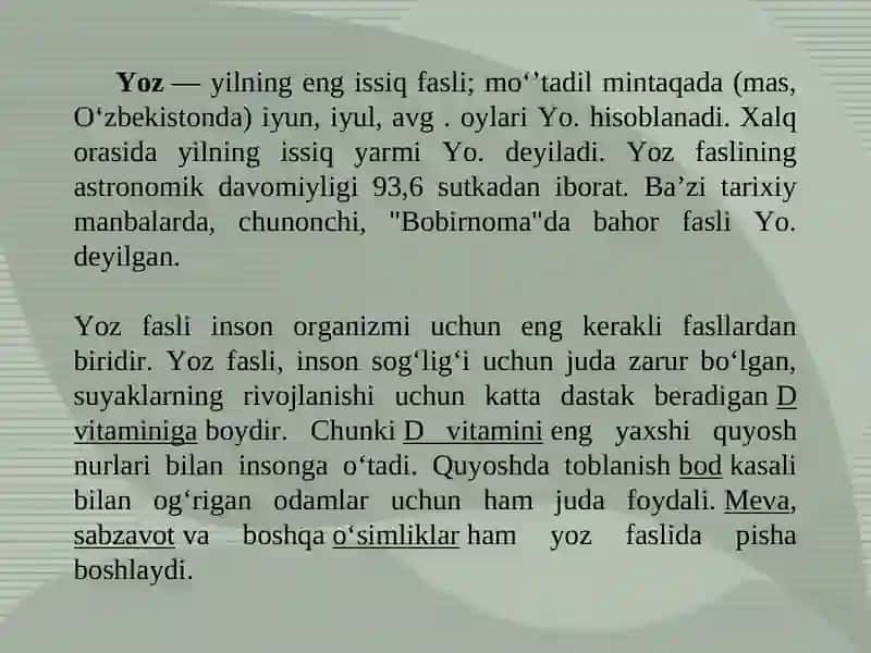 Yil fasllari 4