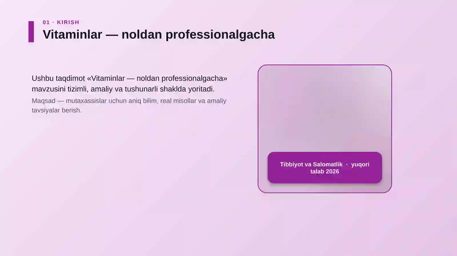Vitaminlar — noldan professionalgacha 4