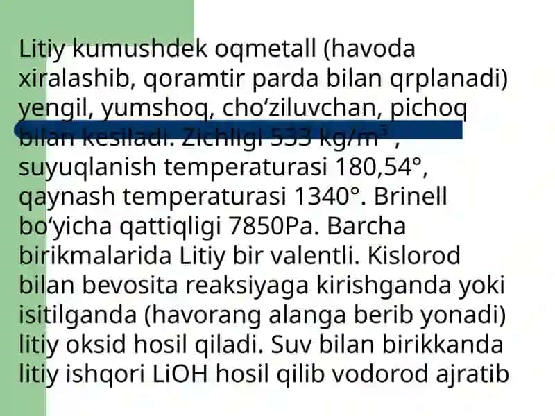 Litiy tuzlari 4