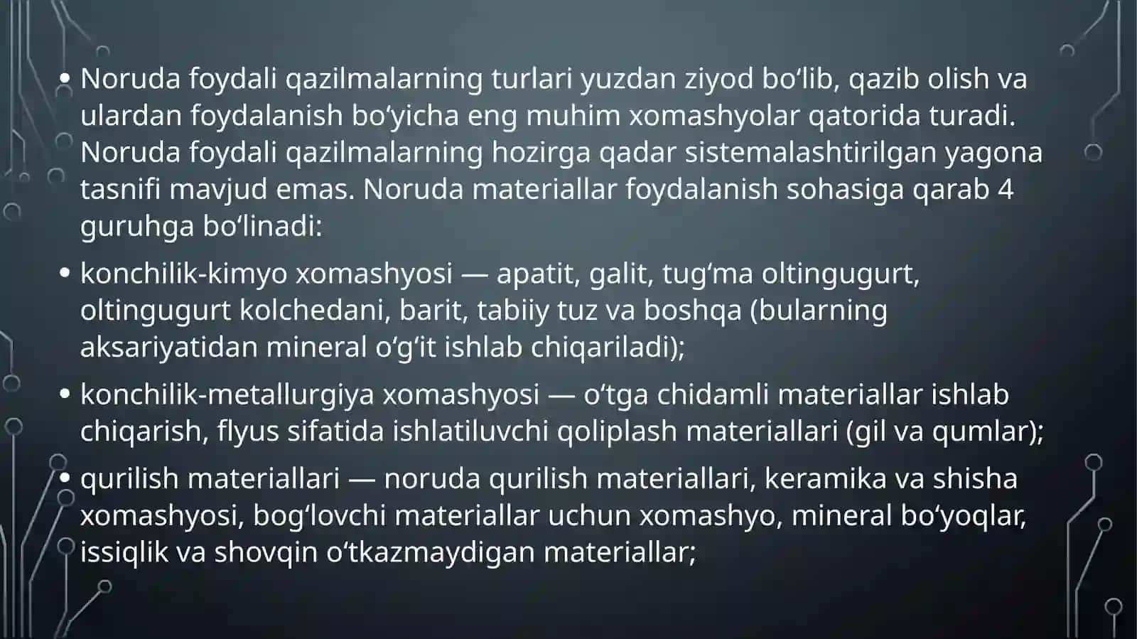 NORUDA QURILISH MATERIALLARI 4
