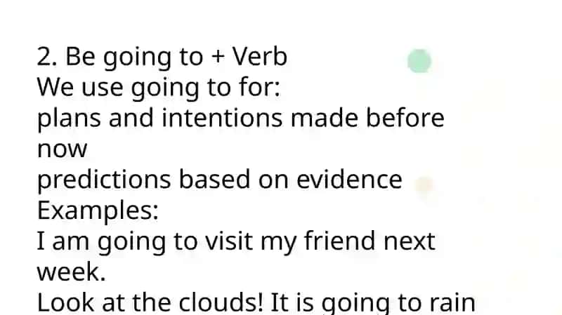 Ways of Talking About the Future 4