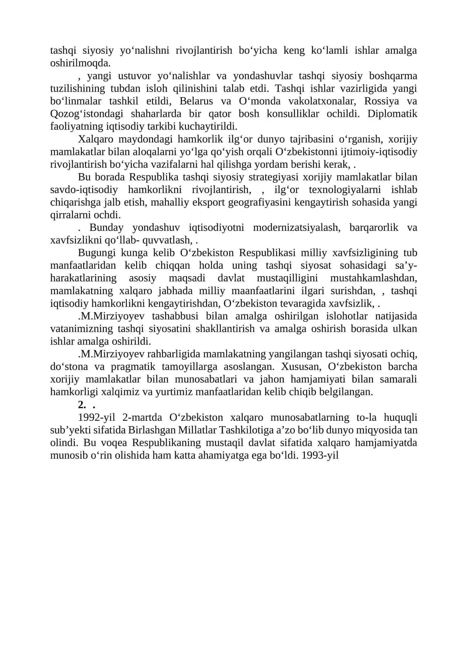 O‘ZBEKISTON VA JAHON HAMJAMIYATI 4