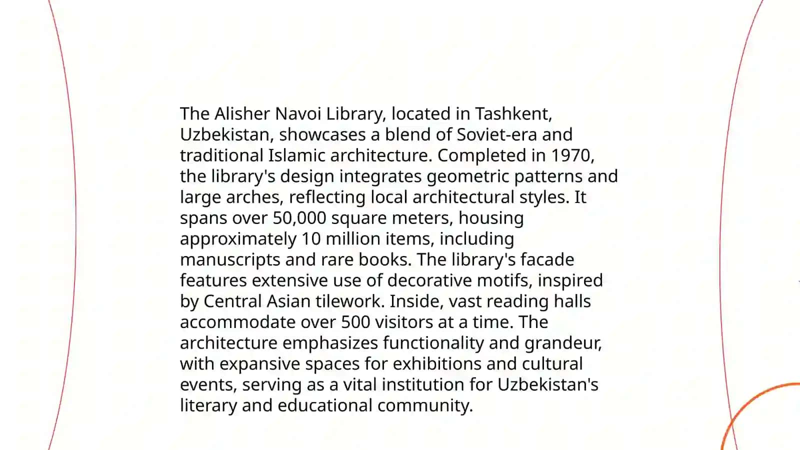 Alisher Navoi Library 4