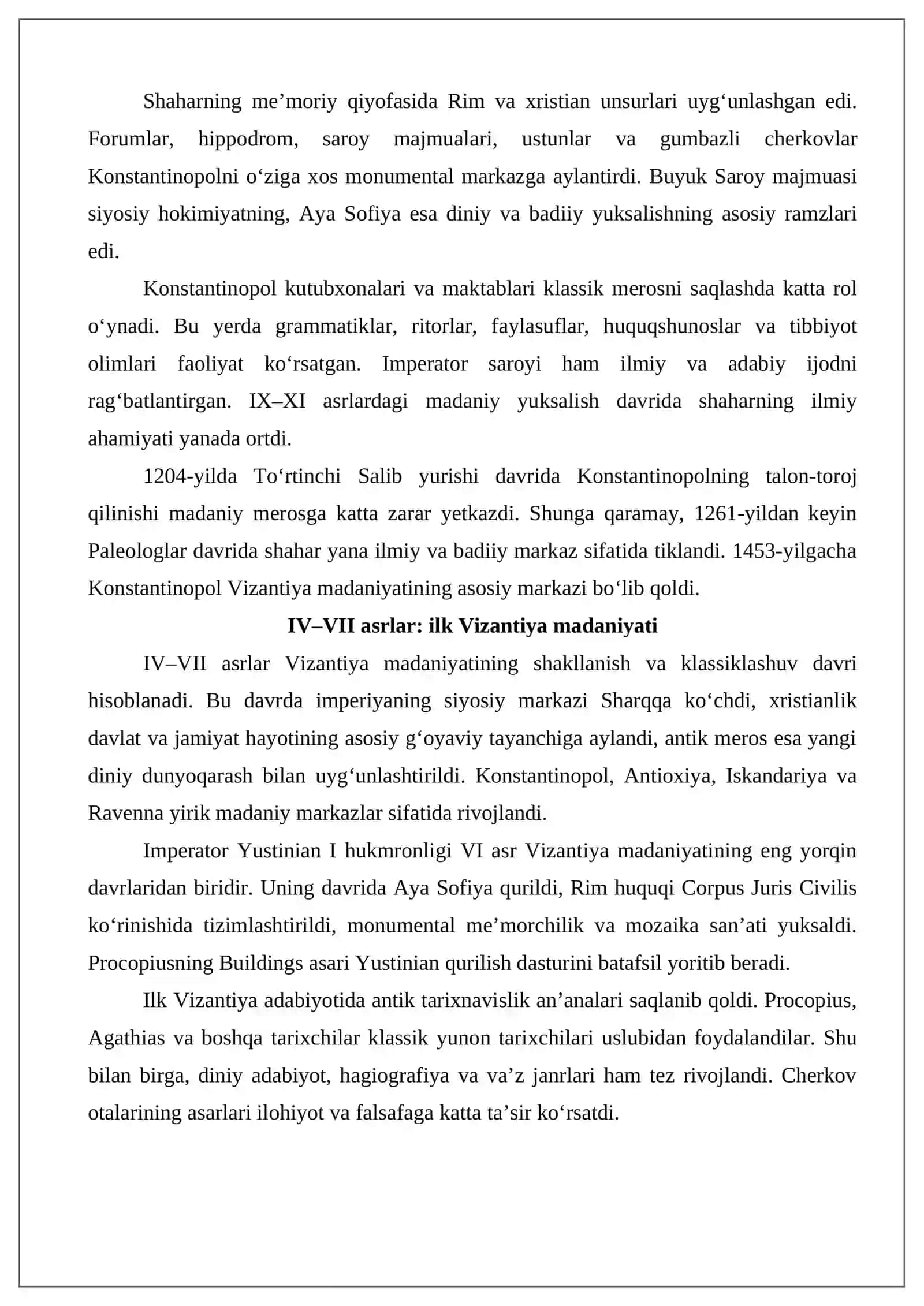 IV–XV asrlarda vizantiya madaniyati 4