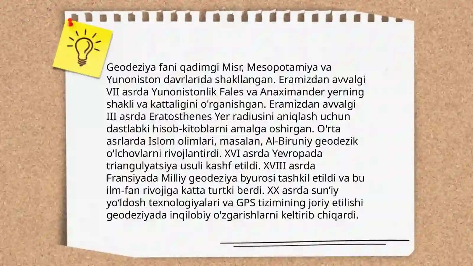Geodeziya fani va vazifasi 4
