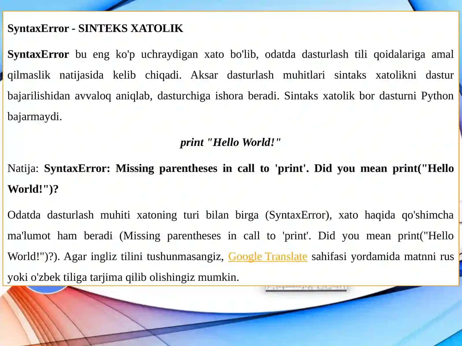 PYTHON TILI 4