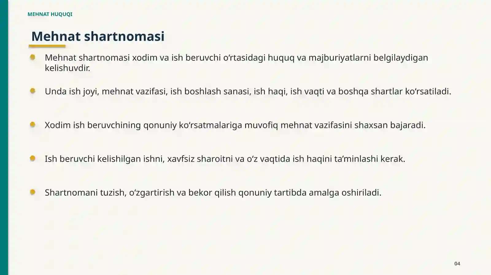 MEHNAT HUQUQI 4