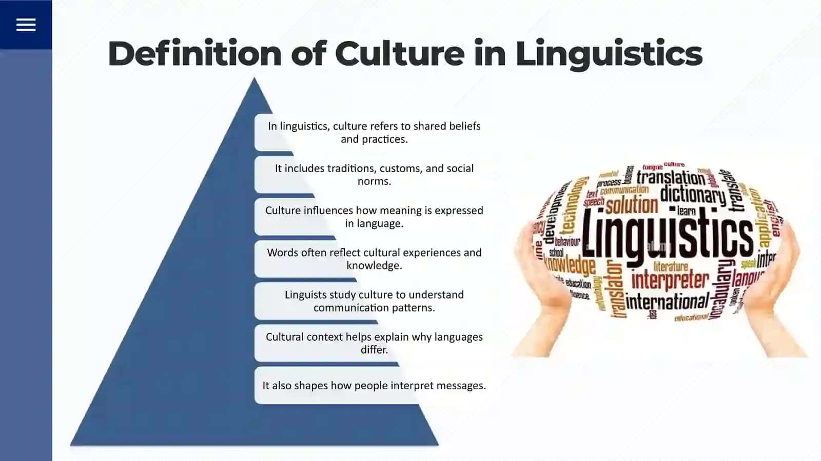 CULTURAL ASPECTS AND CONTRASTIVE LINGUISTICS 4