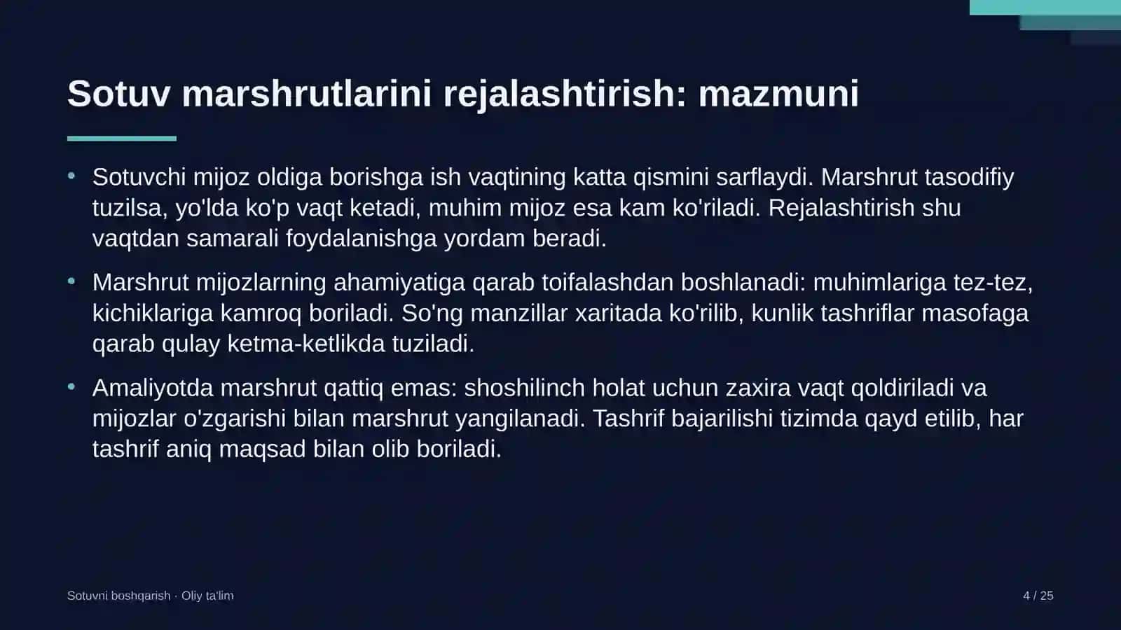 Internet-nashrlarda sotuv marshrutlarini rejalashtirish 4