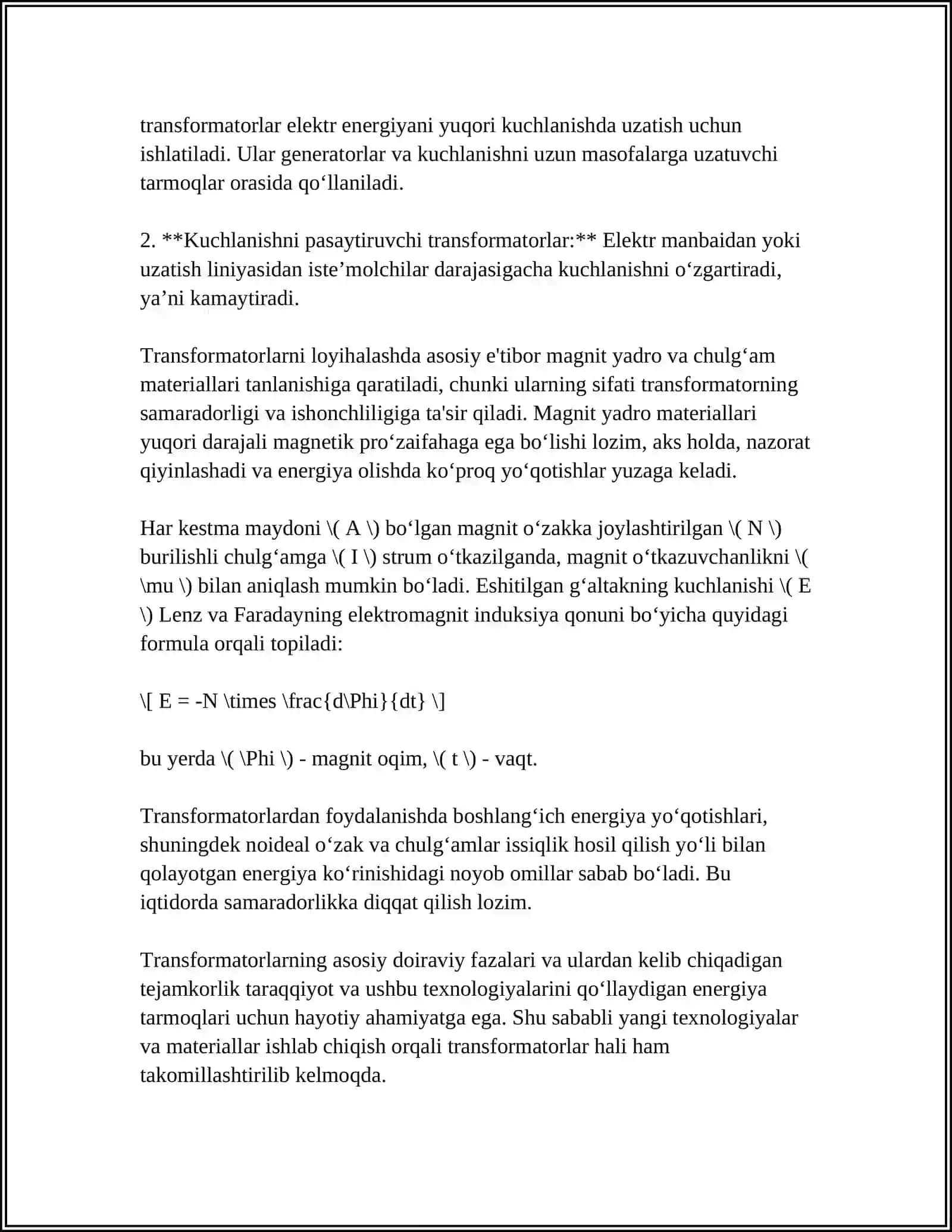 TRANSFORMATORLAR 4