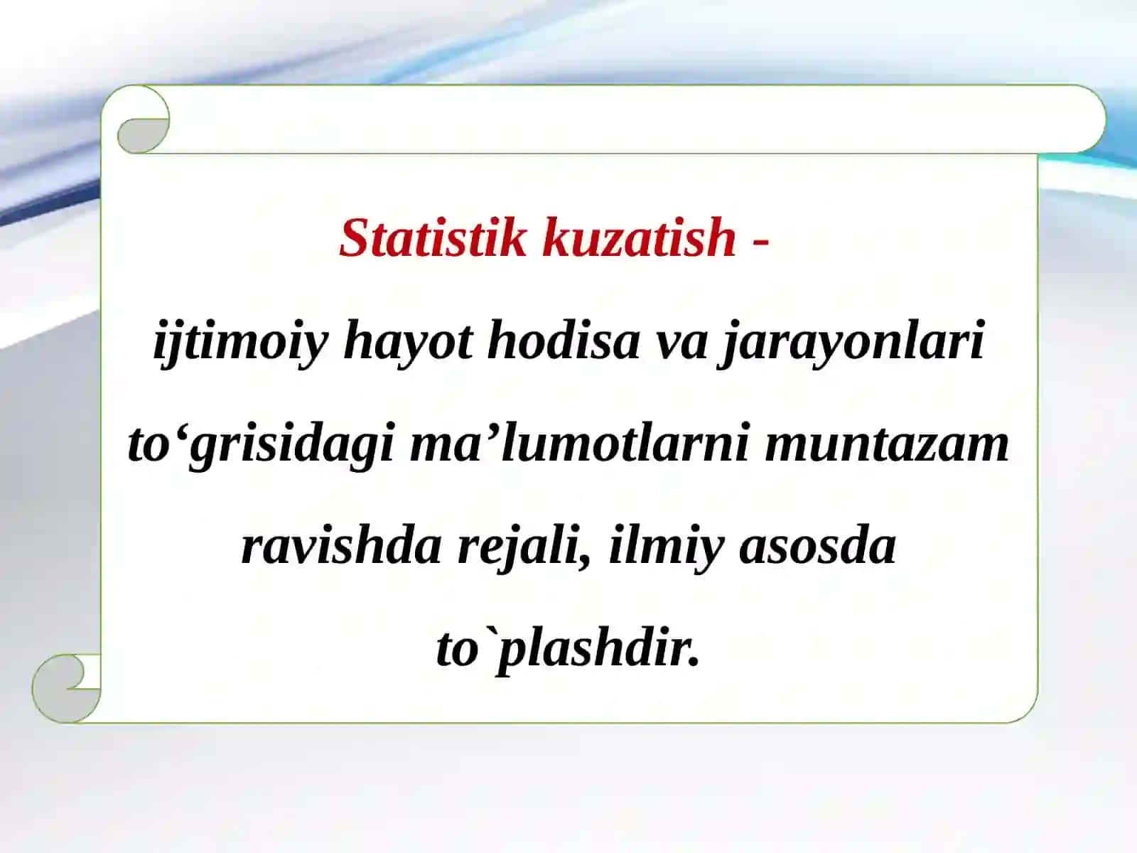 STATISTIK KUZATISH 4