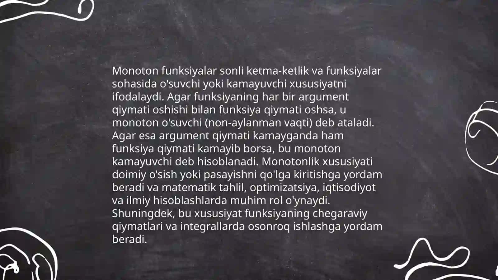 Monoton funksiya 4
