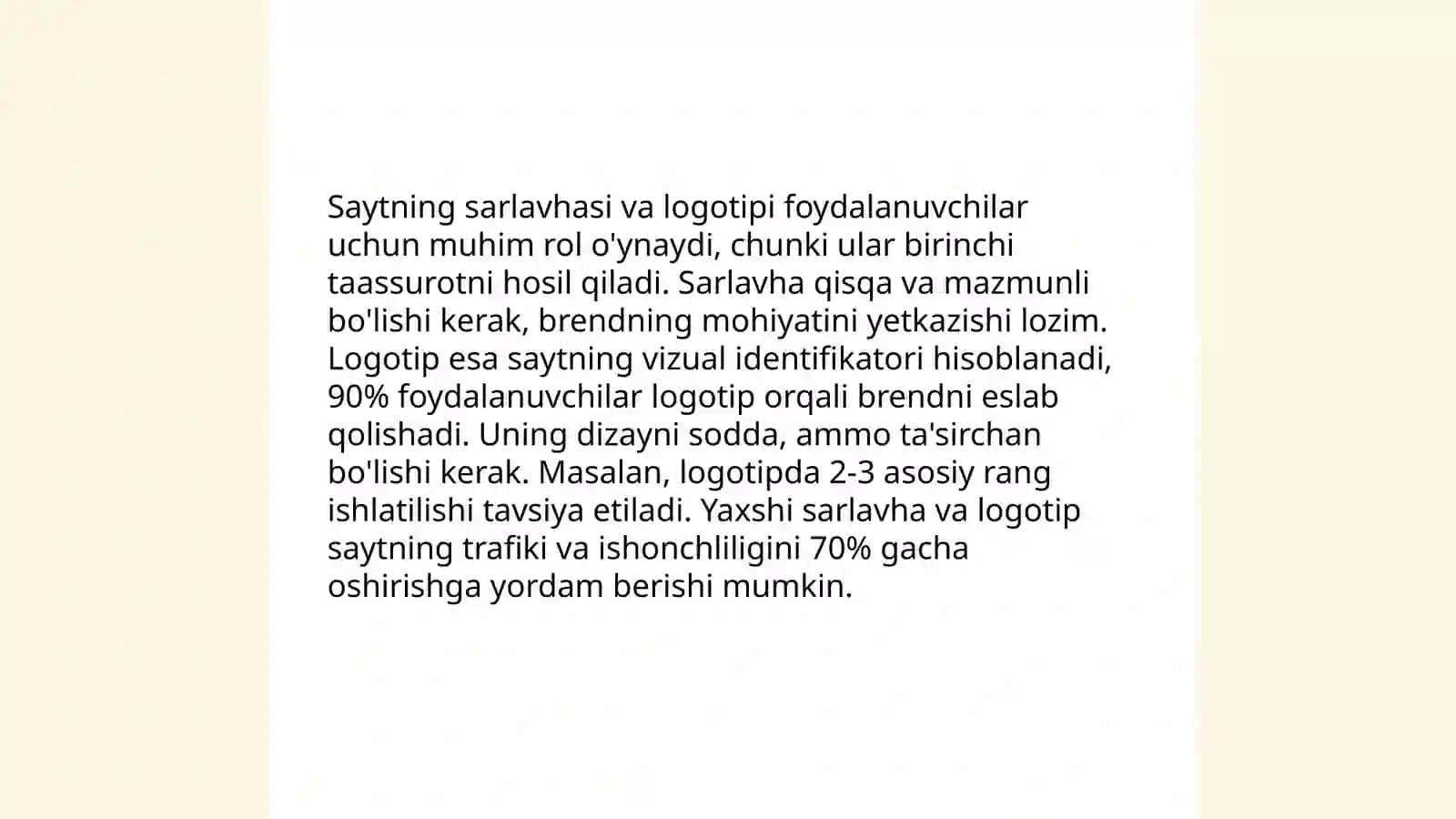 HTML, CSS va JavaScriptdan foydalanib o'quv markazi web saytini yarating 4