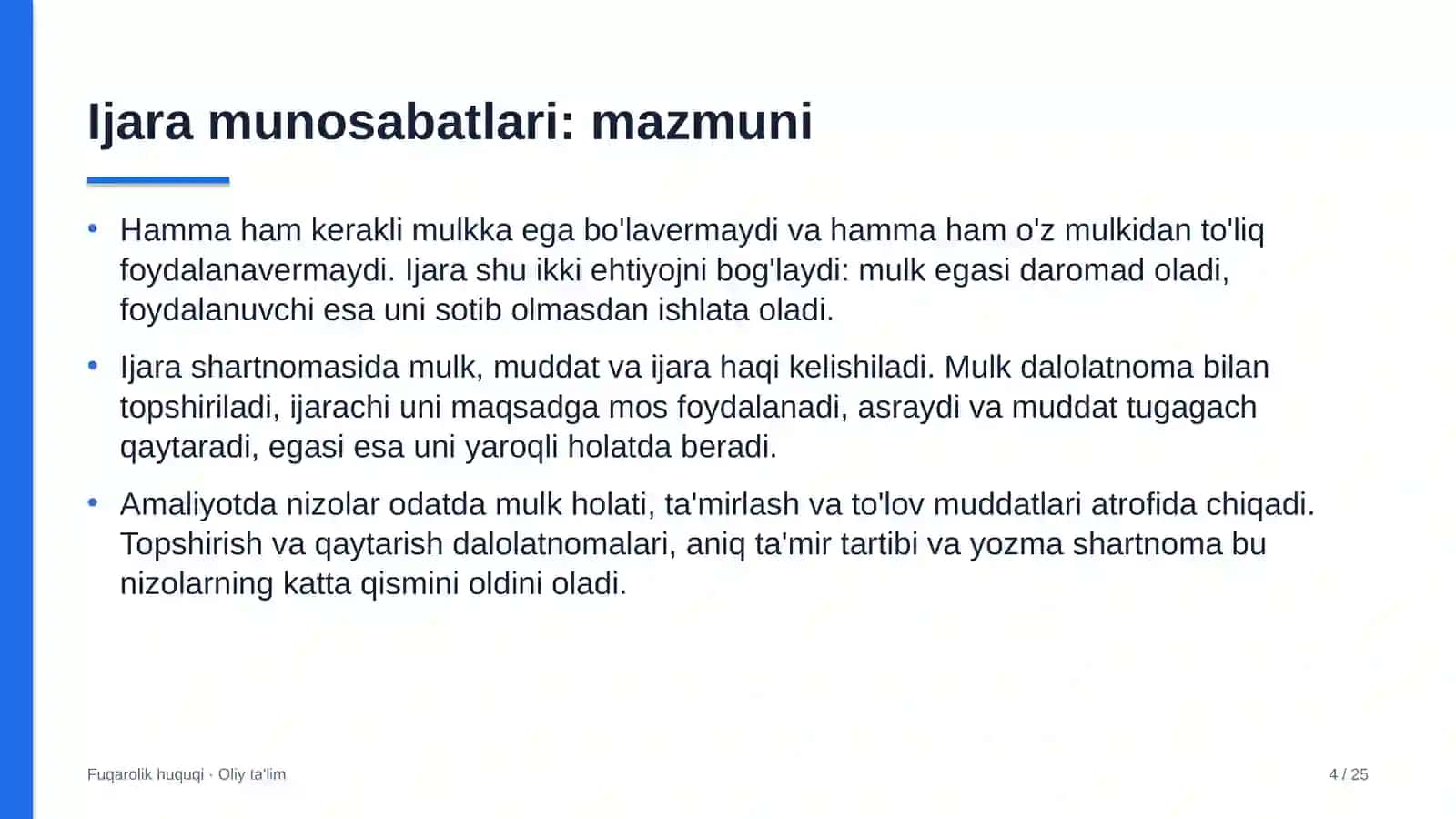 developerlik kompaniyalarida ijara munosabatlari 9941 4