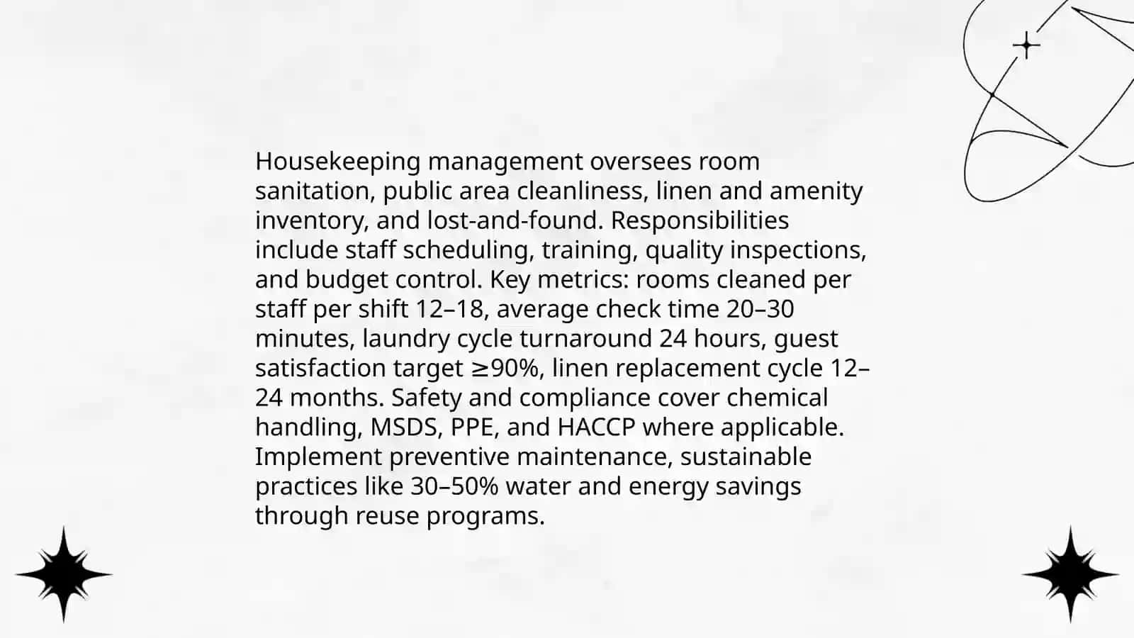 Hotel and restaurant management 4