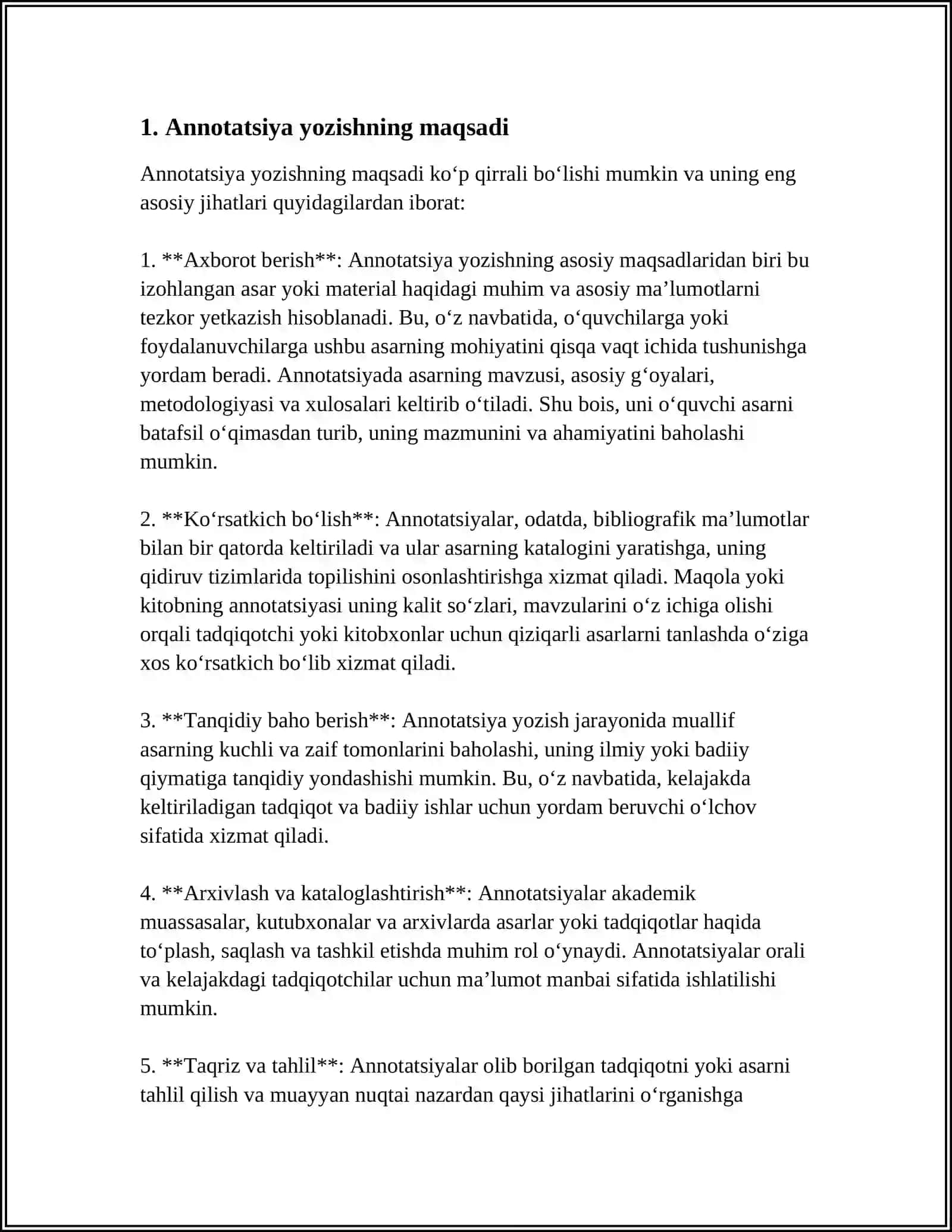 Annotatsiya Yozish 4