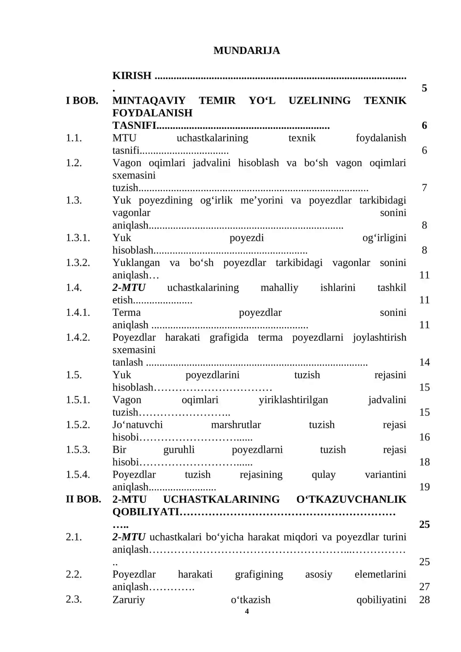 POYEZDLAR HARAKATI GRAFIGINI TUZISH 4