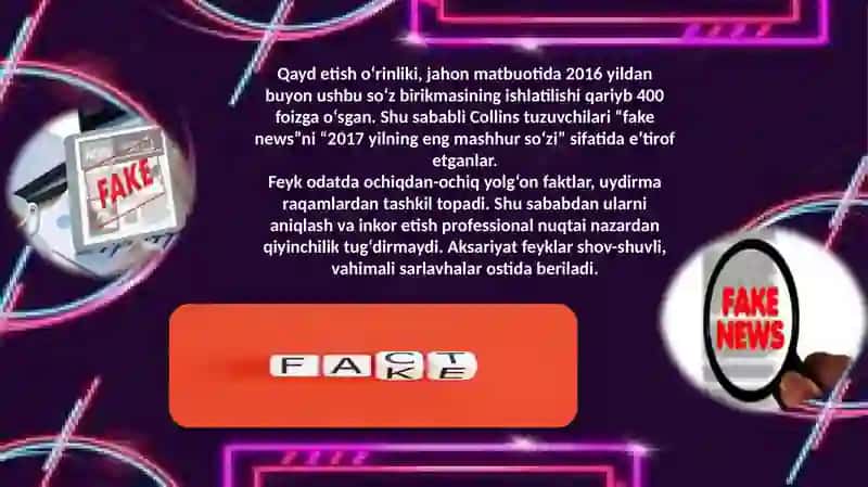 "Feyk xabarlar." 4