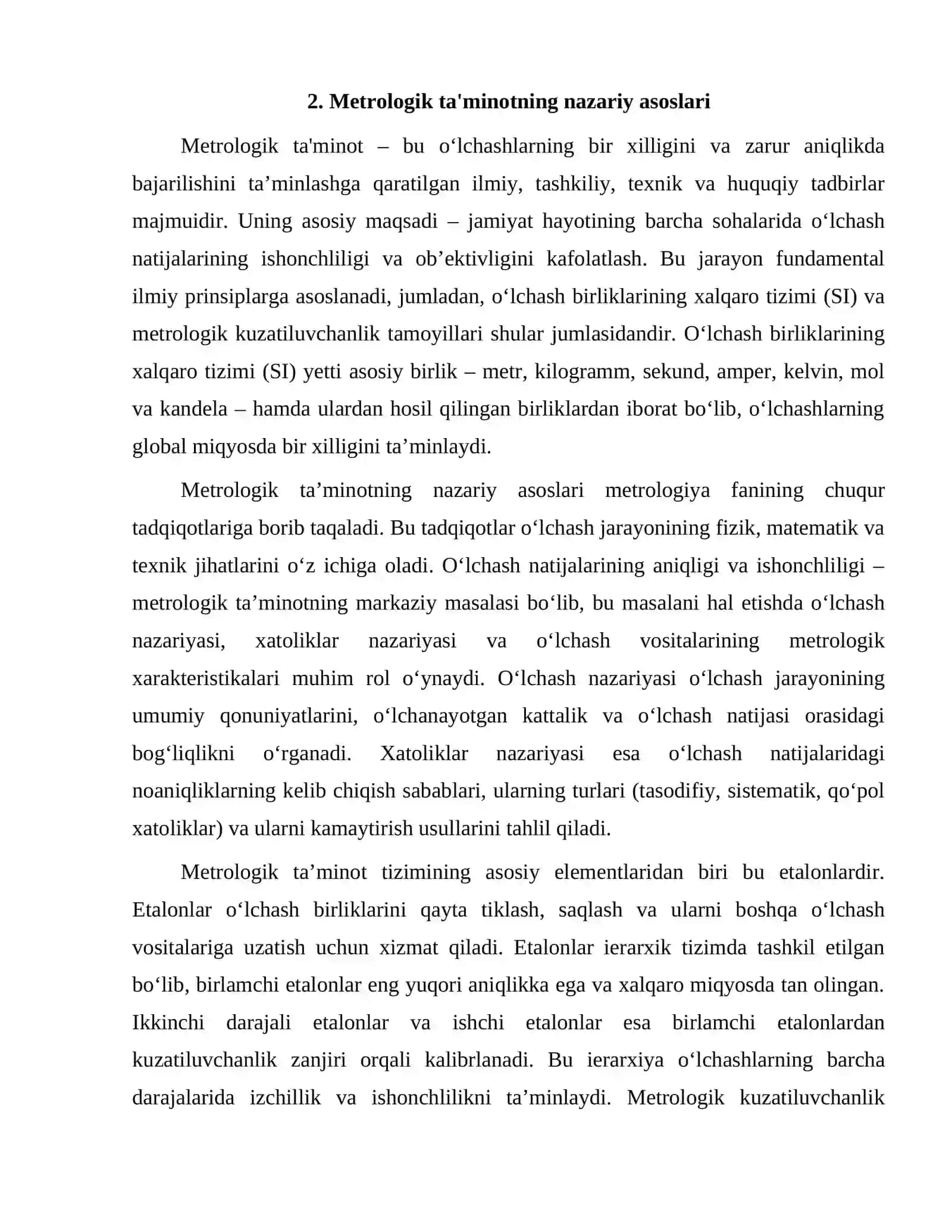 Metrologik tekshiruv va nazorat 4